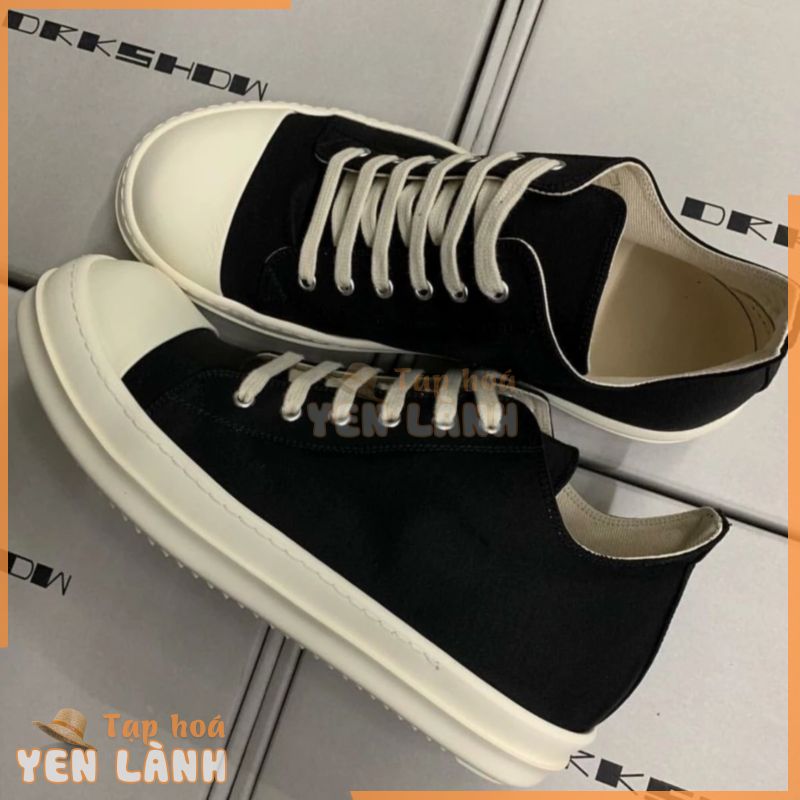 [BEST20 giảm 20k]  Giày Sneaker Rick Owen Cổ Thấp (fullbox) Cam kết chính hãng