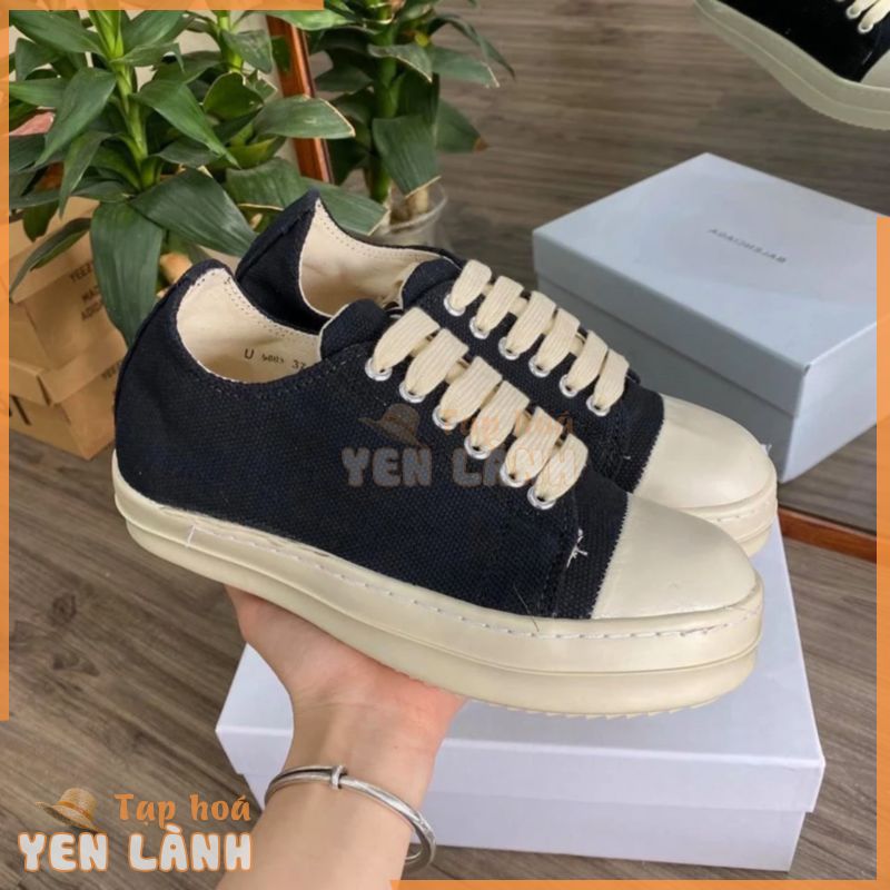 [RICK #REP11]Giày Sneaker RO Cổ Thấp Đế Thơm Nam Nữ