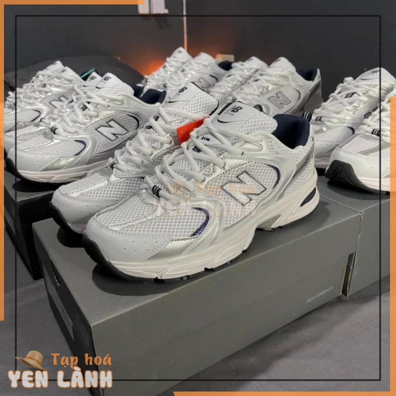 Giày thể thao nam nữ newbalance 530 trắng kem, sneakers chạy bộ running siêu êm nhẹ shop giaychathp