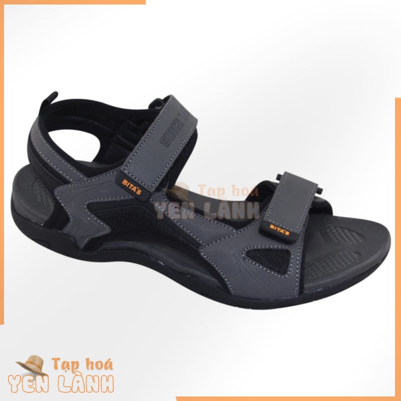 [SIÊU SALE] GIÀY SANDAL ĐẾ BẰNG HỌC SINH NAM BITA’S SPS.145 (ĐEN + NÂU + XÁM) – BITAS