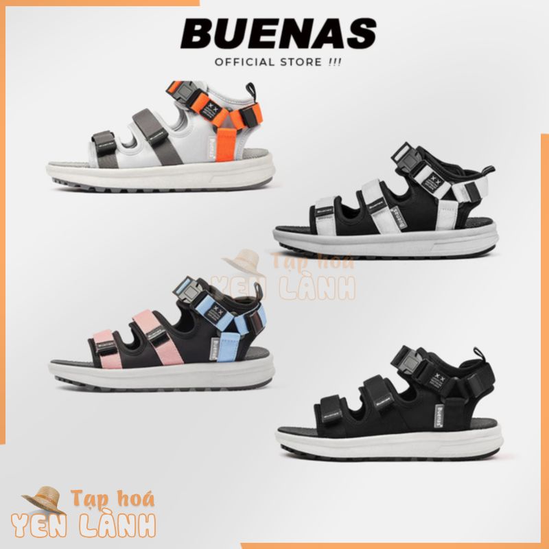 Giày sandal Buenas 3979 CỔ CAO dép quai hậu cổ cao nam nữ unisex đi học quai ngang