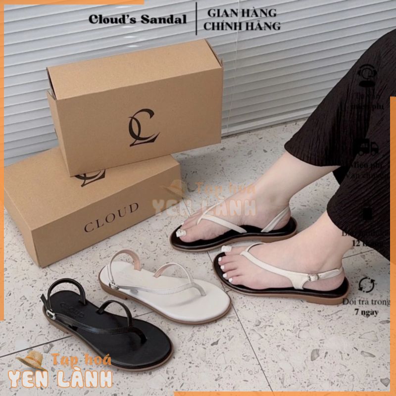 Giày sandal kẹp nữ, đế bệt dễ mang dễ phối đồ cho các cô nàng thích sự đơn giản Cloud’s Sandal