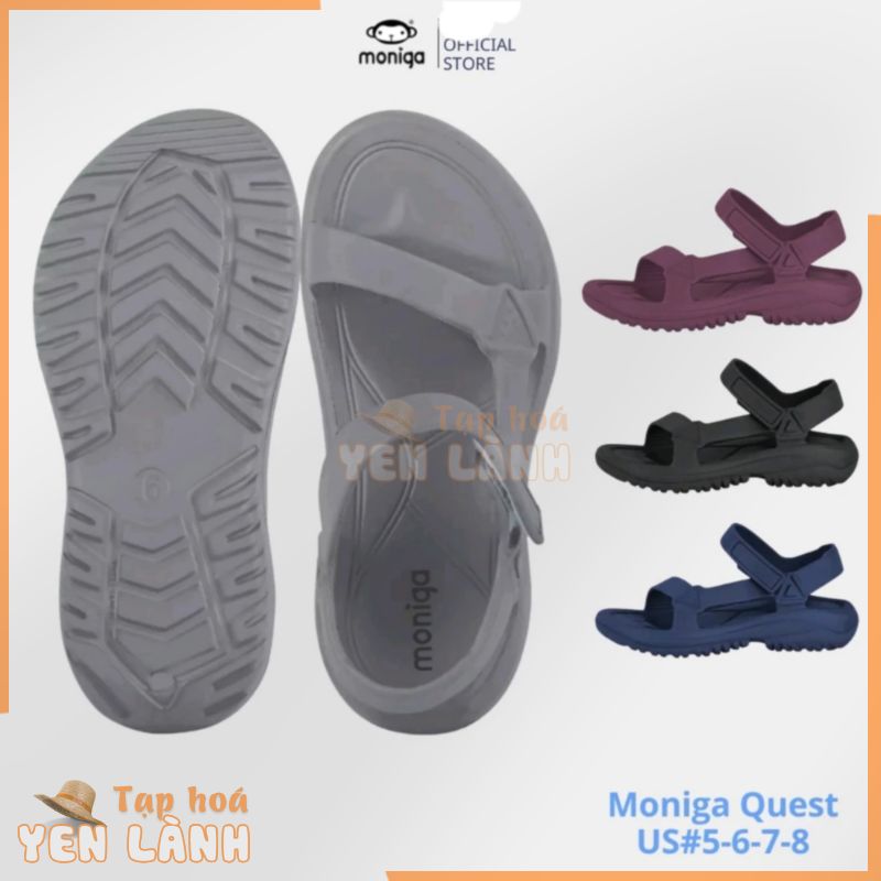 Giày Sandal Nữ Thái Lan Nhựa Đúc Quai Chéo Lệch Trẻ Trung Siêu Nhẹ Monobo – Moniga Quest