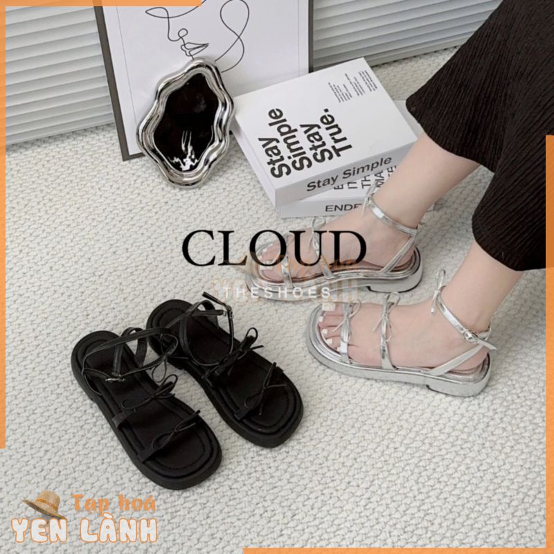 Giày sandal 3 nơ ngang xinh xắn dễ mang dễ phối đồ dành cho nữ Cloud’s Sandal