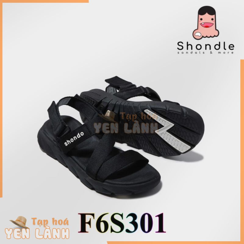 Giày Sandal Shondo Shat F6 Sport màu Full Đen – Có Sẳn