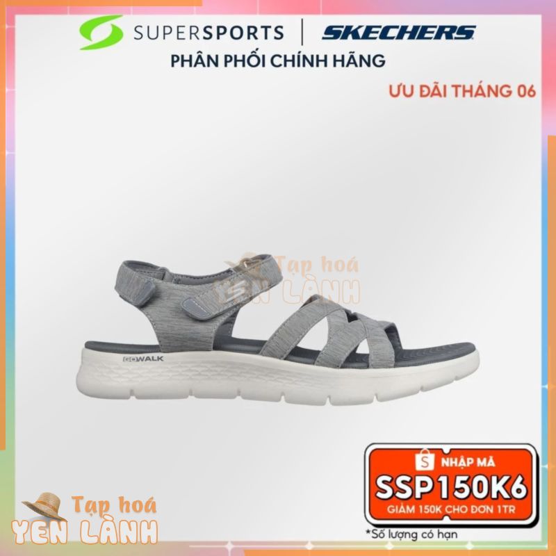 [Mã SSP150K6 giảm 150K đơn 1TR] Giày sandal nữ Skechers Go Walk Flex – 141450-GRY