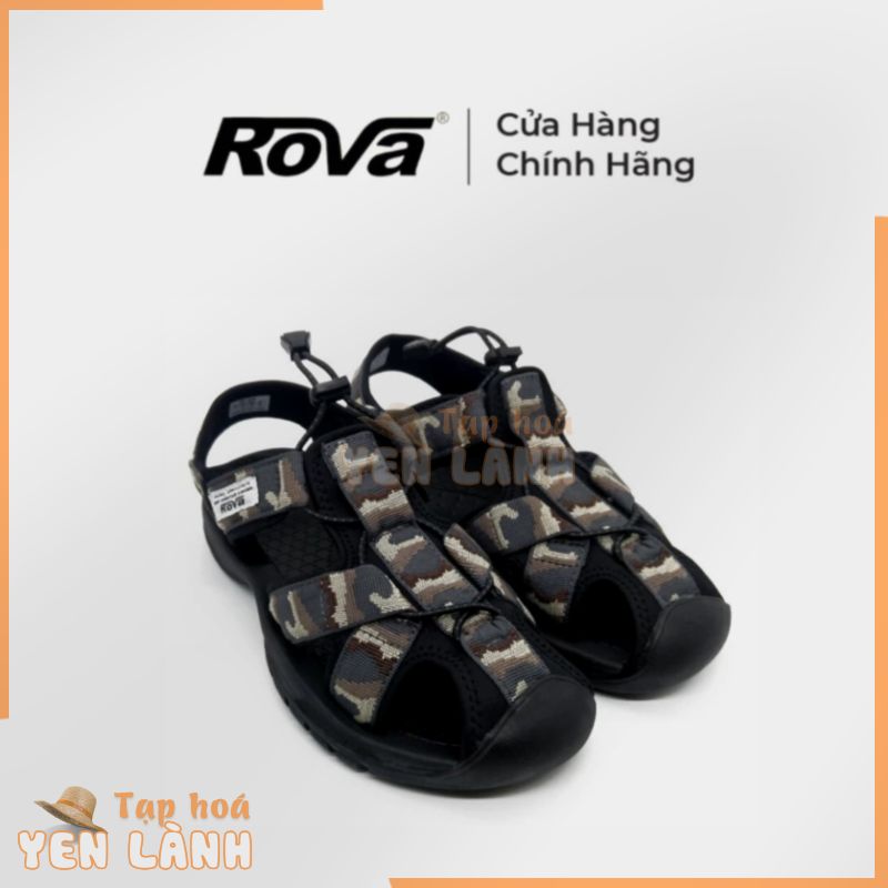 Giày Sandal Rova Nam Bít Mũi Dã Ngoại Du Lịch Trekking RV626