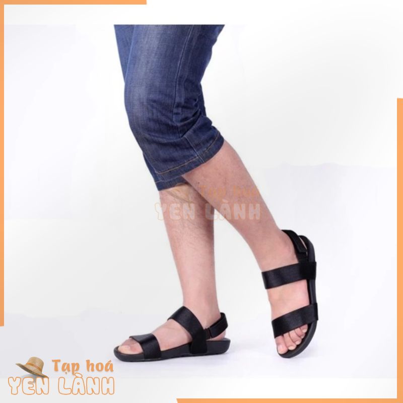 [FREE SHIP] Giày Sandal Nam Xuất Khẩu – Nhật Kiểu 2 quai ngang – Bảo Hành Keo Vĩnh Viễn