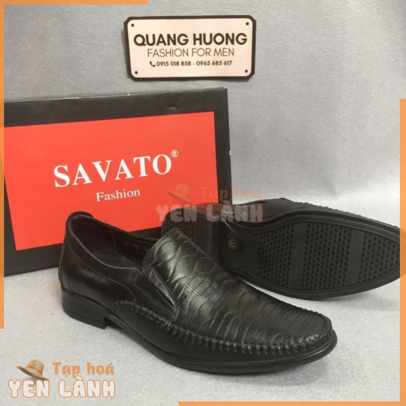 GIày lười da nam SAVATO FASHION đẳng cấp quý ông