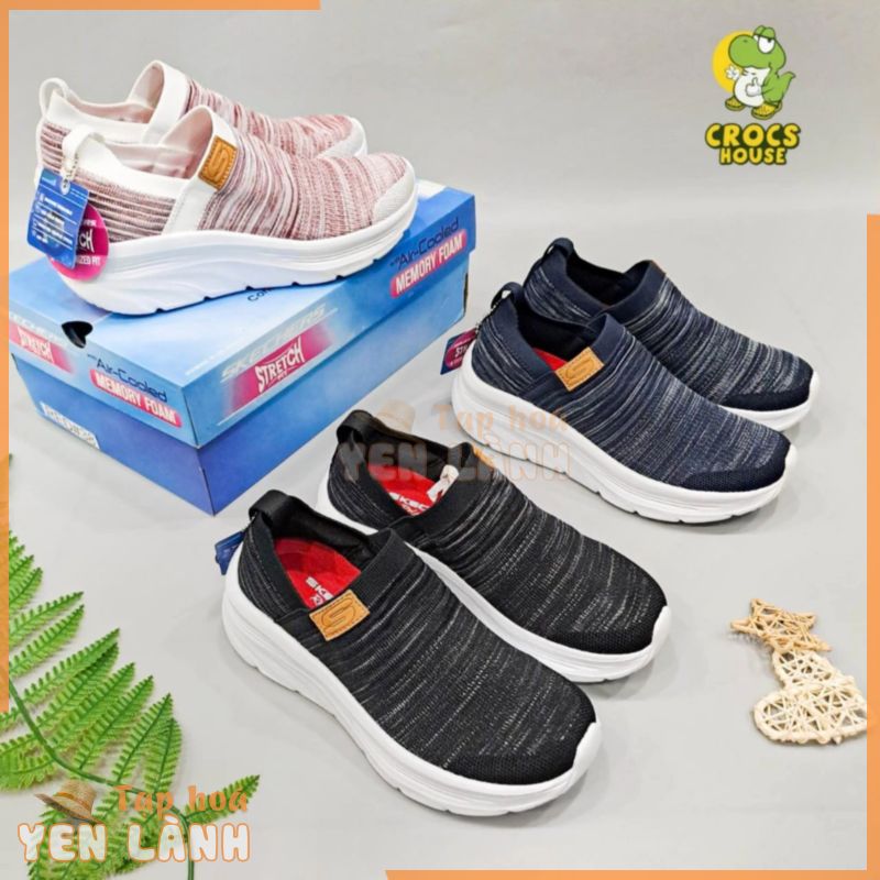 Giày skechers nữ dệt kim miệng S – Nhà Cá Sấu Đà Nẵng