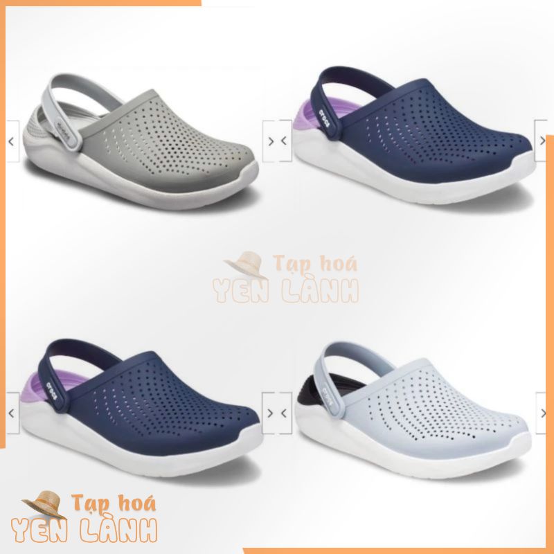 [Auth] Giày sục LiteRide Clog Unisex Slip On Crocs