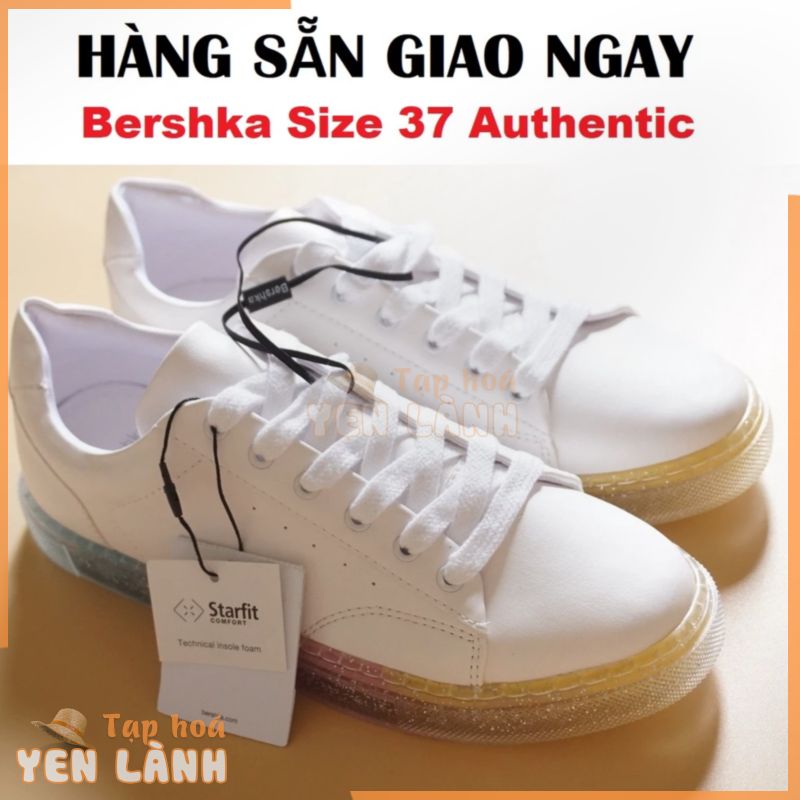 Giày thể thao B.ersh.ka size 37 Authentic (BSK) đế nhiều màu – Sneaker nữ – Order Spain – Hàng sẵn giao ngay