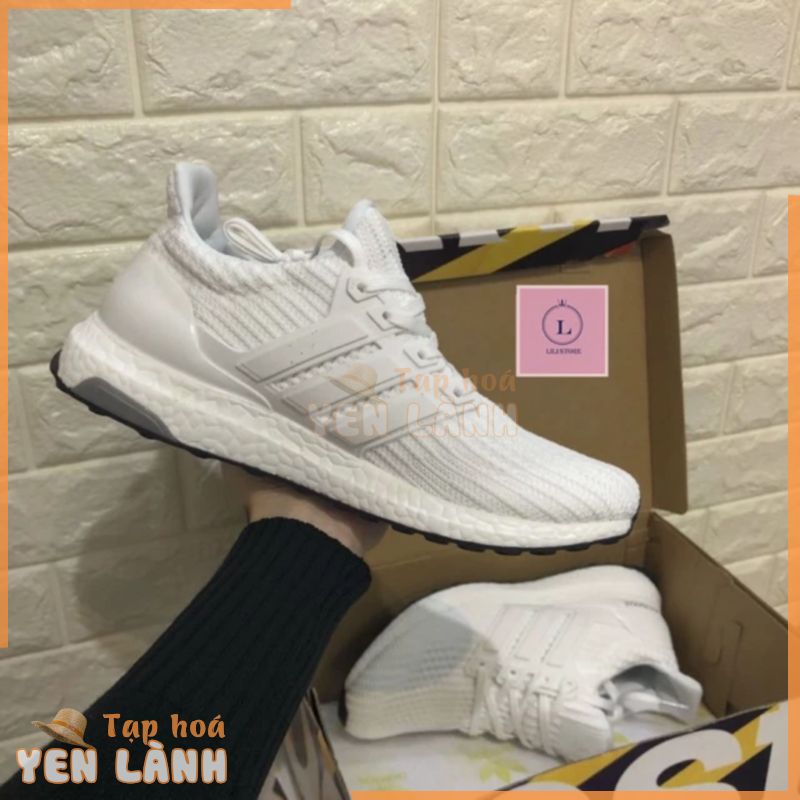 Giày Thể Thao Sneaker Ultra Boost Ultraboost 4.0 Triple White Trắng