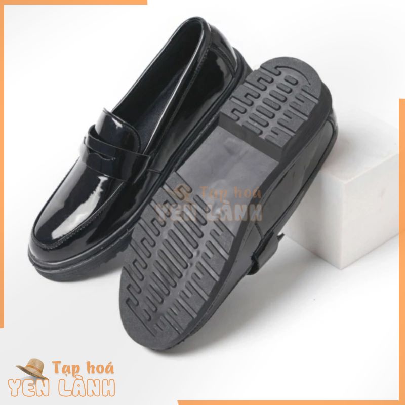 ◉ Giày Nam Penny loafer da bóng Sơn Tùng đế tăng chiều cao 4cm giá gốc tận xưởng thời trang đi làm đi chơi phong cách cá