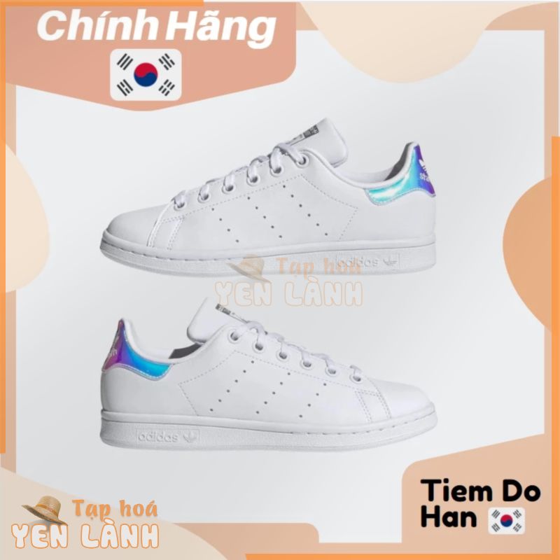 [AUTH] Giày ADIDAS STAN SMITH HOLOGRAM bill hàn full box tag