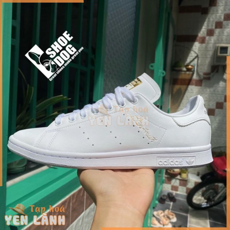 [Chính hãng Authentic] Giày Adidas Stan Smith chữ Gold real phiên bản full da