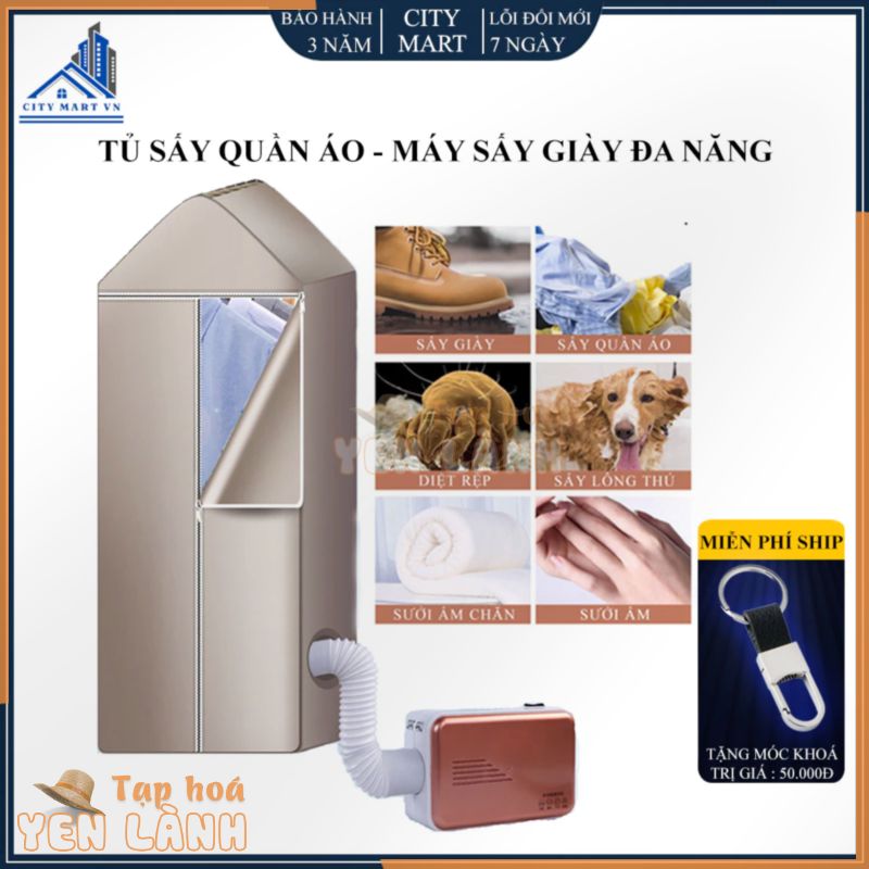 Tủ sấy quần áo, Máy sấy giày sấy lông các bé cún sưởi ấm đa năng làm khô nhanh chóng an toàn hiệu quả.