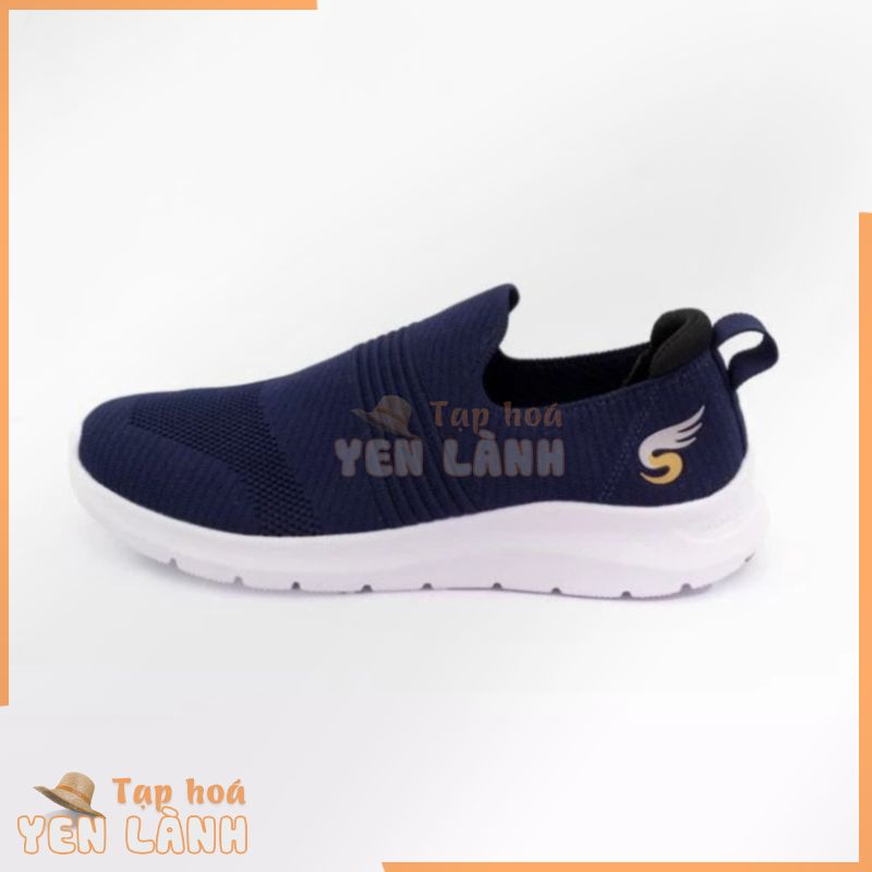 Giày thể thao nữ  FREESHIP  giày tập gym sneaker Sshoes-có dây, vải thun mềm nhẹ chất lượng ngang bitis KN144-2-NAVY