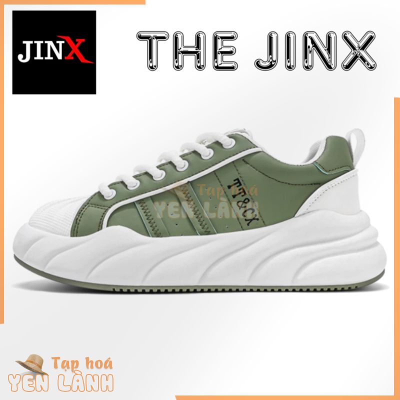 Giày thể thao sneaker nam The Jinx street style dây to , đế tăng cao mũi sò new 2024