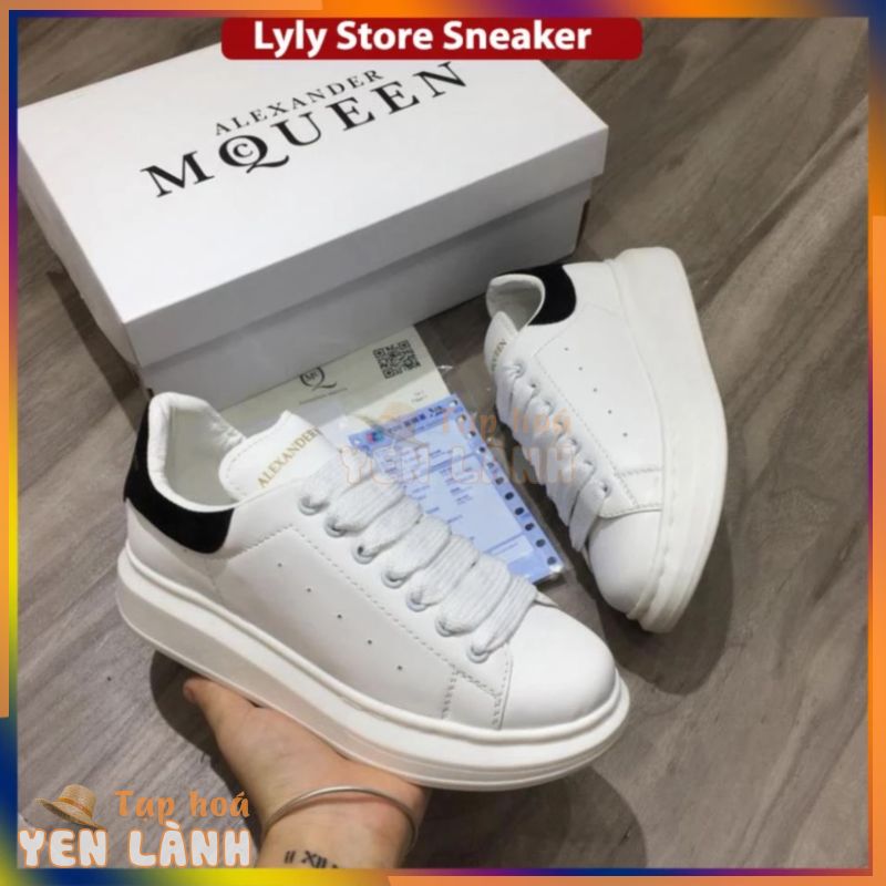 Giày thể thao sneaker mc queen gót đen độn đế nâng chiều cao nam nữ – Nguyễn Tình sneaker