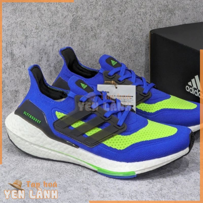 [Chính Hãng] Giày Adidas Ultraboost 21 UB21 “Hyper Blue” Thể Thao Thời Trang Màu Xanh Nam Nữ Có Sẵn S23873