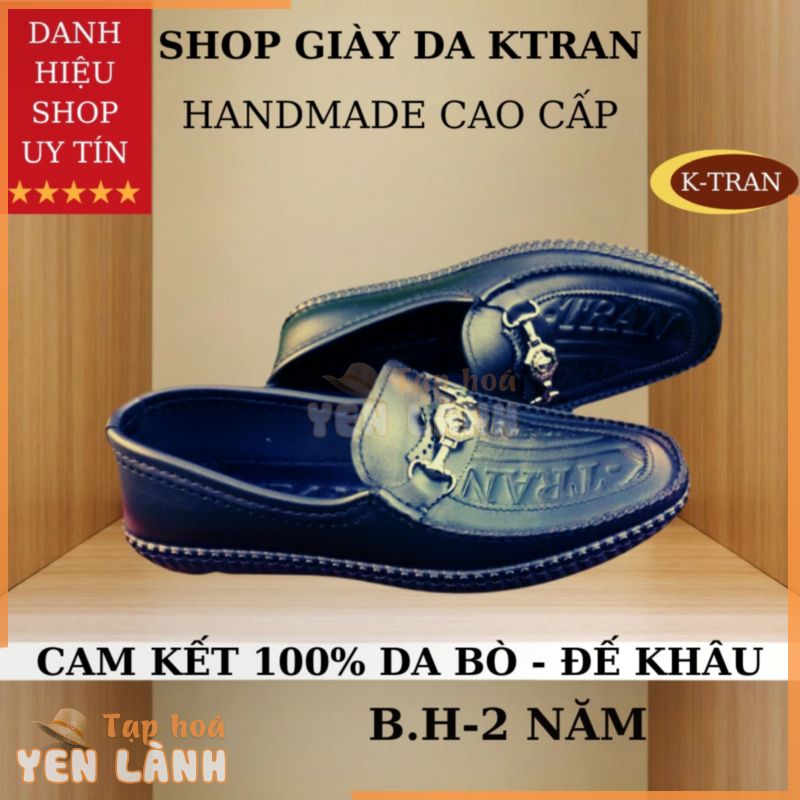 Giày lười nam,giày da nam mã K221 hàng thủ công tinh xảo cao cấp việt nam,chất liệu da bò với 3 màu đen,nâu mận,vàng bò.