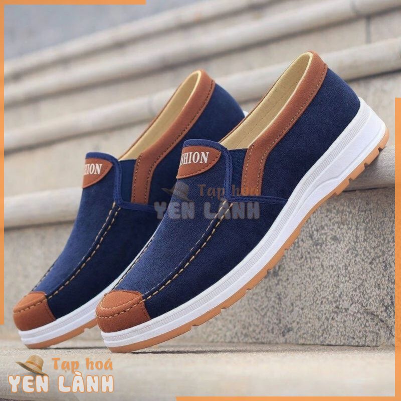 Sab Giày nam thông thường dành cho nam thể thao giày lười màu đen Timberland trượt trên phong cách Hàn Quốc mới lạc đà nửa giày đế bằng giày thể thao nam 21082609