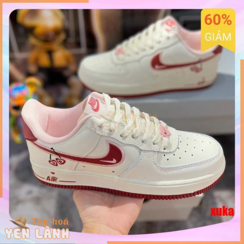 [   ĐẬ  ]Giày_Nike Air Force 1 Valentine’s Mới Nhất 2023 , Giày AF1 Tình Nhân Phối Màu Cực Cháy , Hottrend