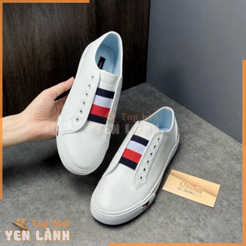 [Giày] Tommy Hilfiger Anni Slip-on Sneaker giày thể thao không cần sỏ dây