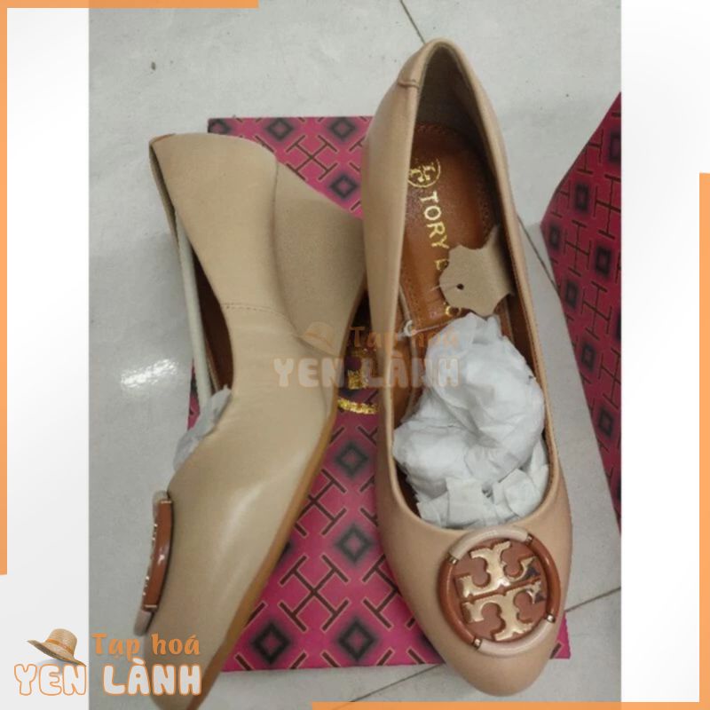 giày da thật đế xuồng cao 7p size 38( size 8)