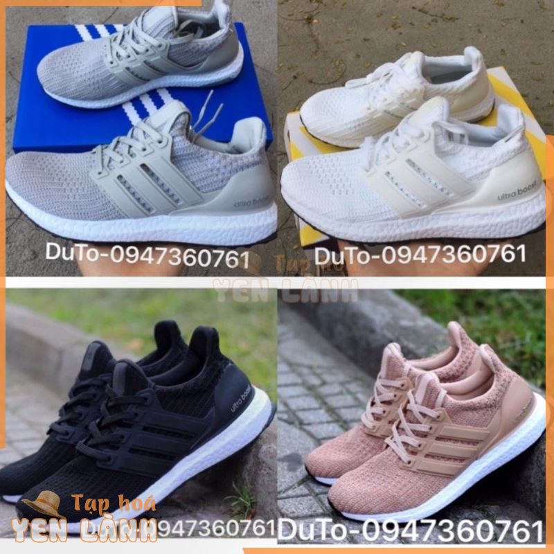 [FREESHIP-FULLBOX-SALE 3 NGÀY] Giày ultra boost đen, trắng, xám size Nam Nữ