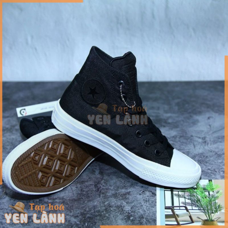 giày Converse chuckII 155530V cao cổ vải đen CCVD46