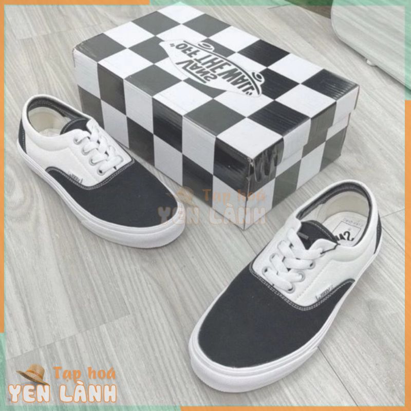 Giày thể thao VAN ERA COMFYCUSH đen trắng cao cấp, Giày Vans old skool nam nữ hot 2023 full box