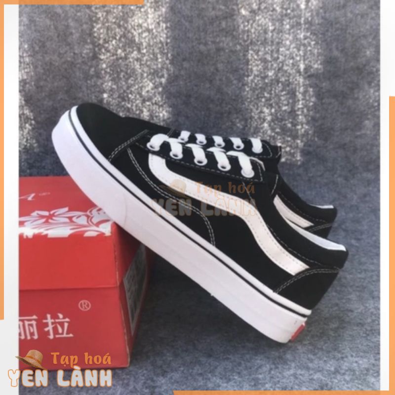 GIÁ SIÊU RẺ   ❤️ Giày Van Nam,Nữ Đen-Đỏ Đủ Size Từ 35-43