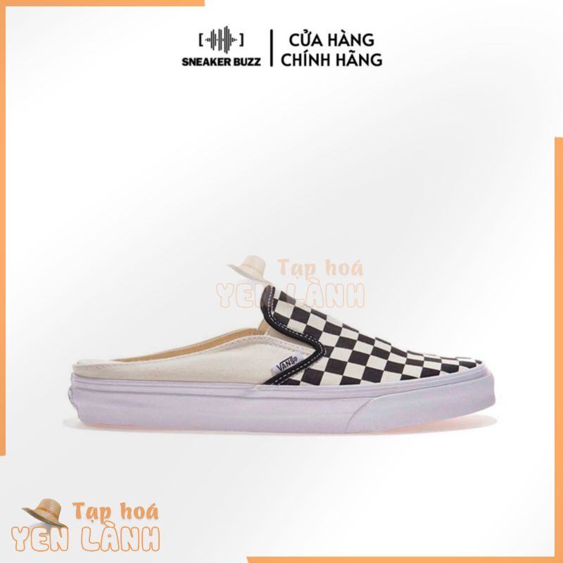 Giày Vans Classic Slip-On Mule Checkerboard – VN0004KTEO1