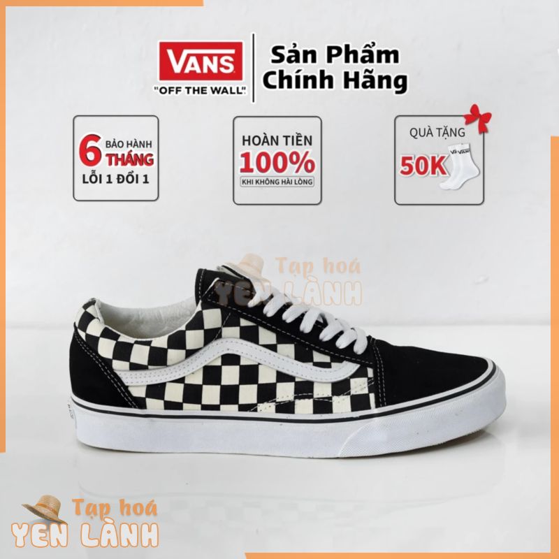 Vans old skool checkerbroad, giày vans classic nam nữ CHÍNH HÃNG cao cấp Full box