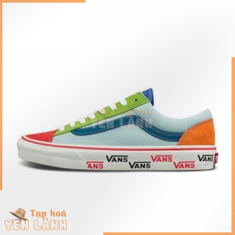 VANS Giày Trượt Ván Cổ Thấp vn0a54f66ta Màu Xanh Lá Cây Sữa Vịt Vàng Cho Nam Và Nữ