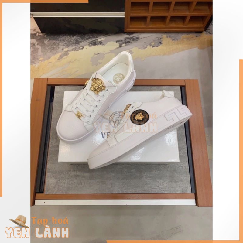 Giày thể thao/sneaker nam Versace Collection da thật cao cấp thiết kế độc đáo và sang trọng