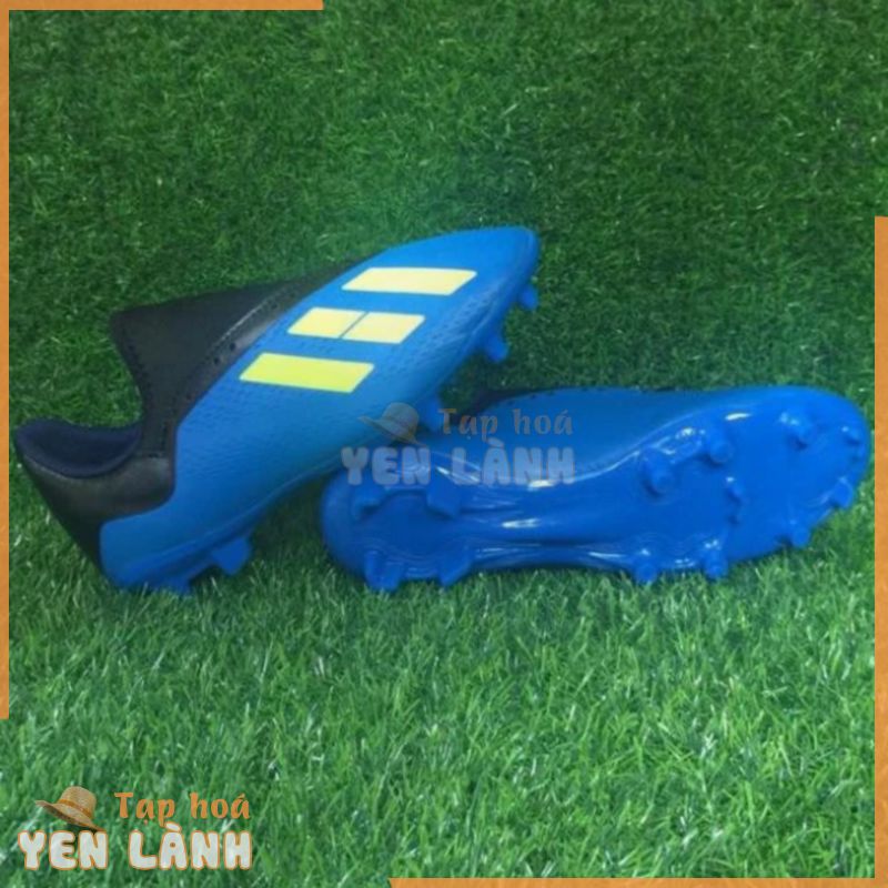 XẢ KHO TẾT Giày bóng đá đinh cao Adidas X18.1 FG (Xanh chuối chân bè ) TẶNG TẤT CHỐNG TRƠN