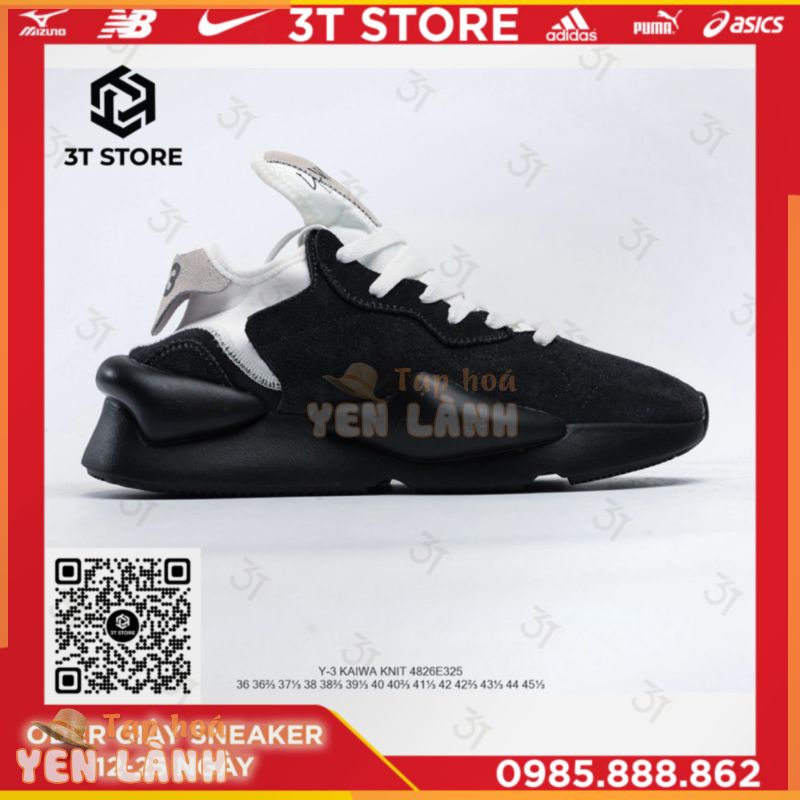 GIÀY SNEAKER LẺ SIZE MÃ SẢN PHẨM: _Y-3 Kaiwa Y3 Chunky Sneakers_FULL BOX_FREE SHIP