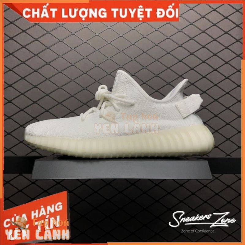 Giày Thể Thao Nam Nữ Yeezy 350 Trắng, YZ 350 V2 Full White Trắng Sneakers Zone