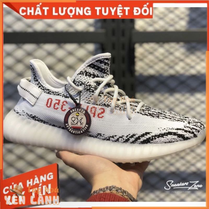 Giày Thể Thao Nam Nữ Yeezy 350 V2 Zebra, YZ 350 V2 Vằn Sneakers Zone