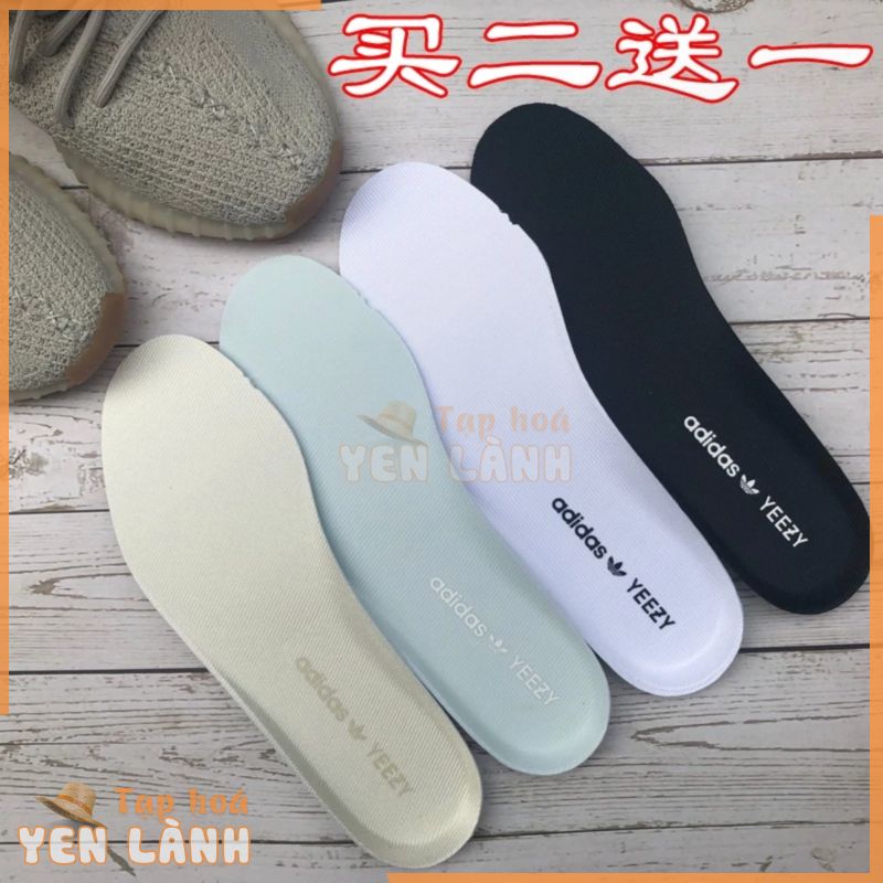 [Saclan] Đế Lót Giày Kanye YEEZY 350V2 Chính Hãng Siêu Mỏng Ghép Nối Màu Trắng Và Xanh Lam Lạnh Cho Nam Và Nữ