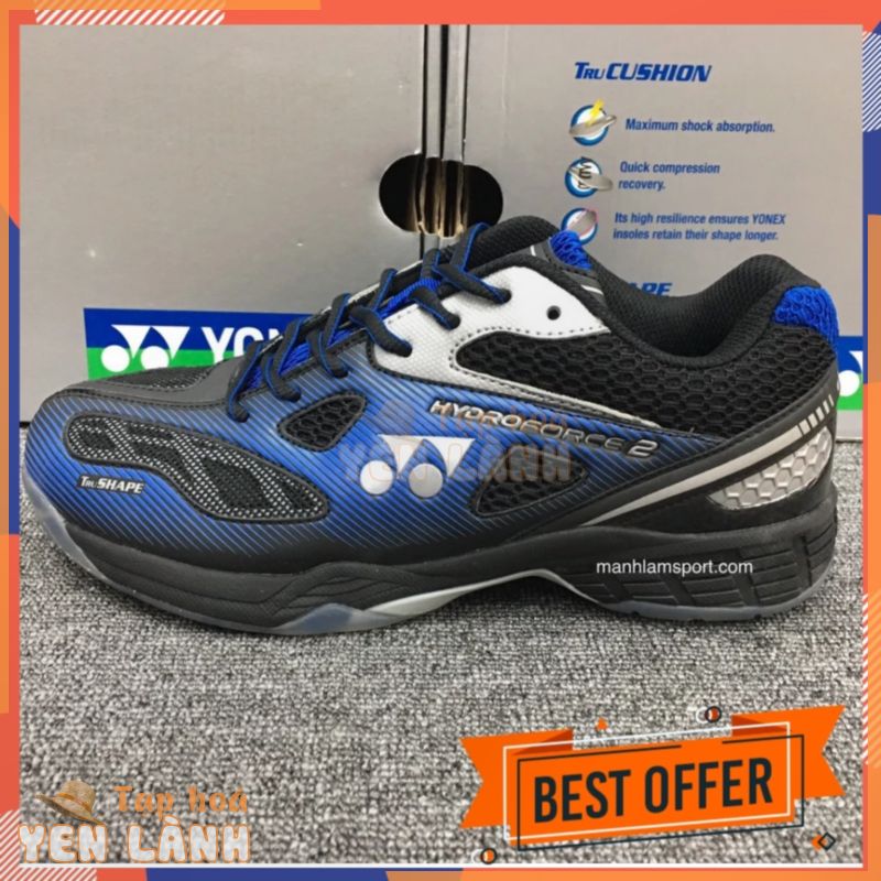 [FreeShip] [Sale khô máu] [Chính Hãng] Giày cầu lông Yonex Hydro Force 2 Đen Xanh