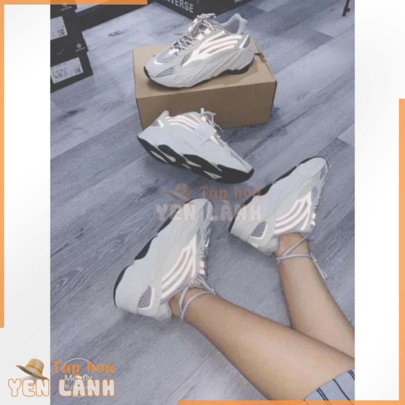 ✿ ẢNH THẬT: YZ700 STATIC PHẢN QUANG Giày Thể Thao Nữ/Giày Thể Thao Nam/Giày Sneaker/GÀ BAY ✿