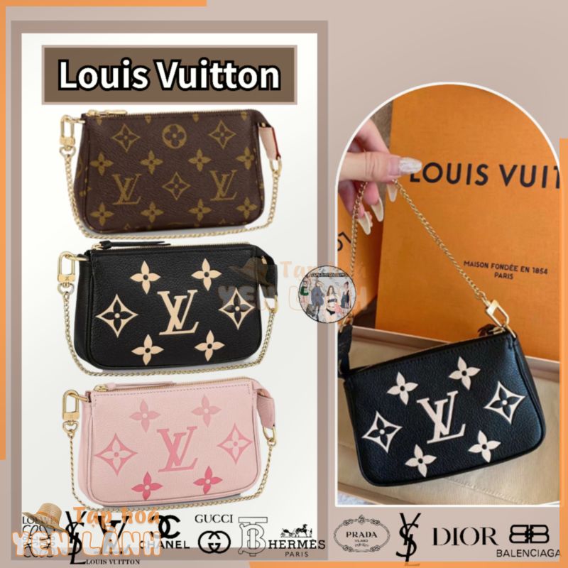 Louis Vuitton Mini Pochette Phụ Kiện Túi Xách Nhỏ Túi Nách/Cổ Điển/Hàng Thật 100%