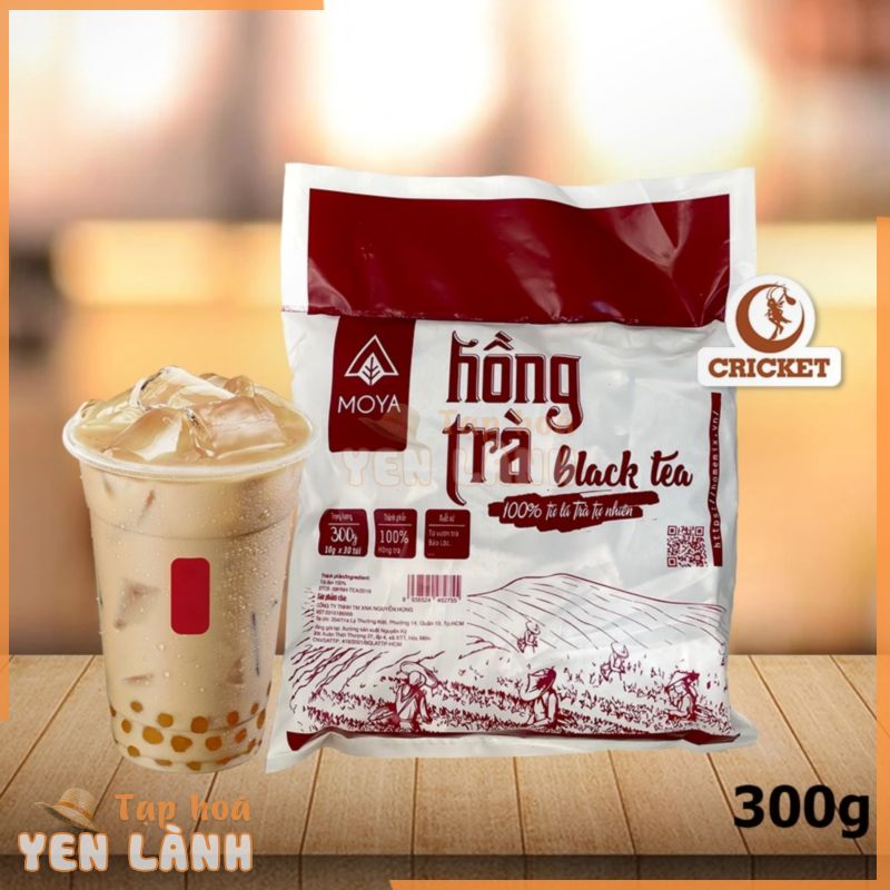 Hồng Trà Túi Lọc Moya 300g (30 túi x 10gr) – Làm hồng trà sữa, nền trà trái cây, giá siêu tiết kiệm