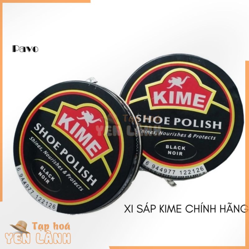 Xi đánh giày KIME KIWE,xi sáp đánh dây lưng,túi,ví da chính hãng màu đen, nâu(1 hộp)