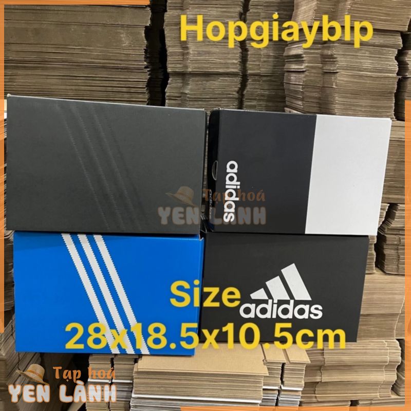 HỘP ĐỰNG GIÀY ADIDAS CHÍNH HÃNG SIZE 28X18.5X10.5CM BỘ 5 HỘP CARTON