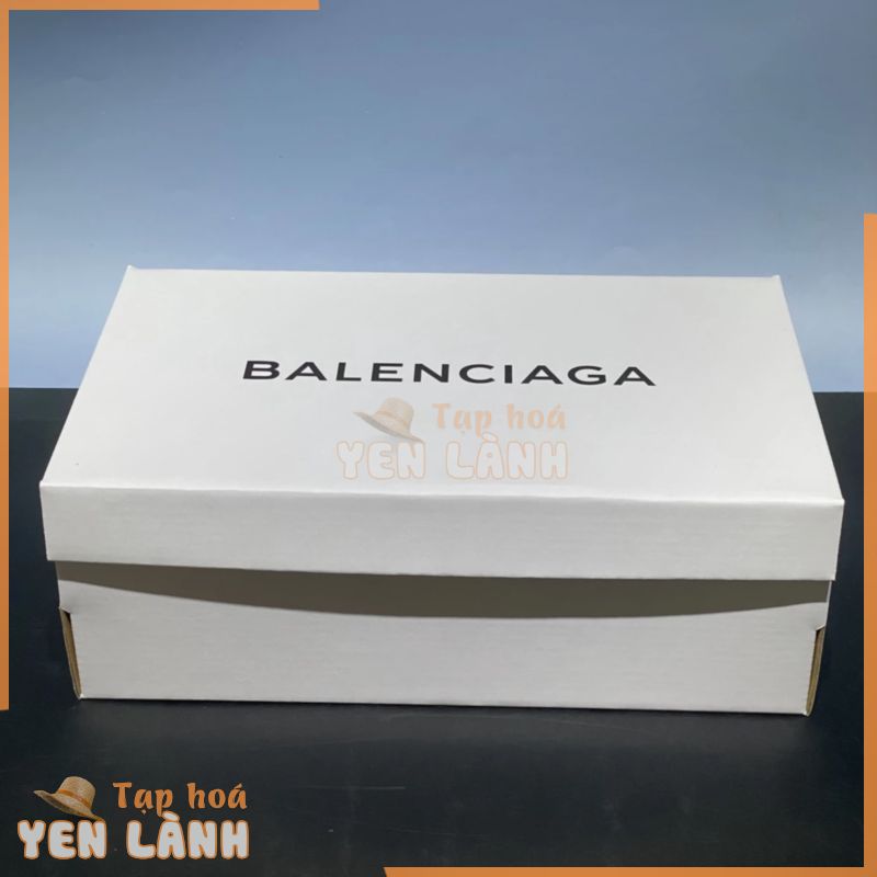 PK Hộp giấy carton Balenciaga đựng giày dép quần áo mũ nón gói quà đóng hàng giá rẻ kèm bill thẻ giấy lụa nhật